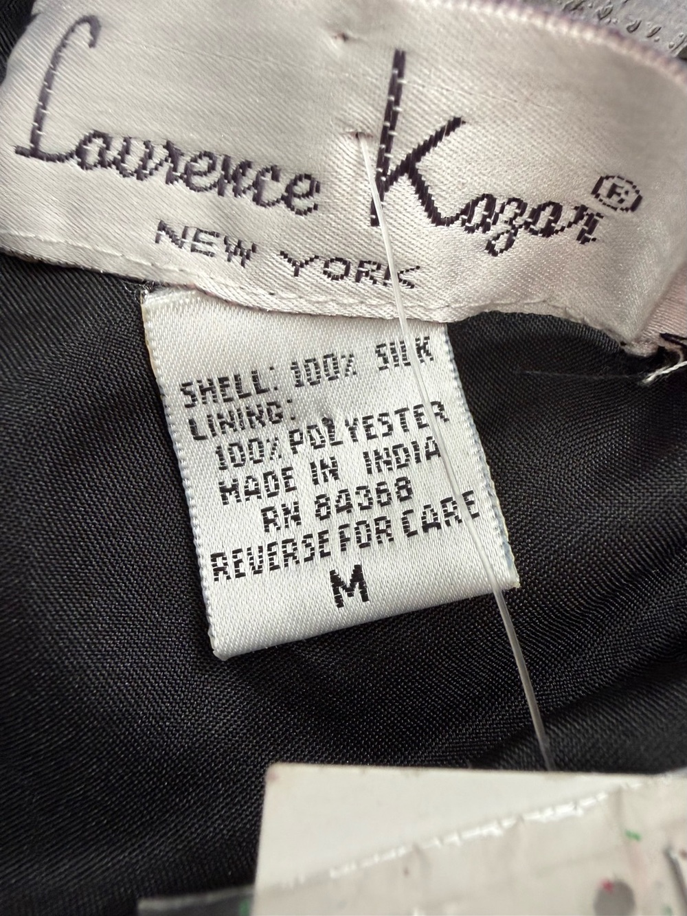 NWT Laurence Kazar Silk Beaded Sequin Bow Holiday Jacket Top M - Picture 11 of 12